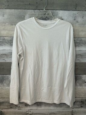 Old Navy Men's Long-Sleeve Crew Tee - White